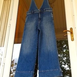 Free People Wide Leg Overalls NWOT, Size 10